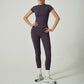 👚 60% RABATT! 🏃 Tvådelat Bomullssportset för Damer – Tröja & Leggings, Bekvämt & Perfekt för Träning & Fritid 💪