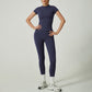 👚 60% RABATT! 🏃 Tvådelat Bomullssportset för Damer – Tröja & Leggings, Bekvämt & Perfekt för Träning & Fritid 💪