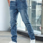 👖 50% RABATT! 🔥 Moderna Stretchjeans i Slim Fit – Vintage-tvättad, Bekväm Stretch & Perfekt för Vardagsbruk 💙