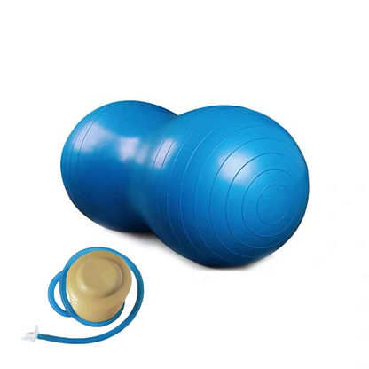 🏋️ 60% RABATT! 🔴 Anti-Burst Jordnötsformad Yogaboll – Stabil, Stödjerande & Perfekt för Yoga & Rehabilitering 🧘‍♀️