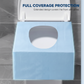 🚽 KÖP 2, FÅ 1 GRATIS! ✨ Vattentäta Toalettsitsskydd – Hygieniska, Individuellt Förpackade & Halkfria Perfekta För Resor & Vardagsbruk 🧳