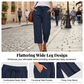 👖 50% RABATT NU! 🌿 Korta Byxor i Bomulls- & Linneblandning för Dam – Elastisk Midja med Dragsko, Vida Ben & Djupa Sidfickor, Perfekt För Varma Dagar ✨