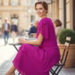 👗 60% RABATT! ✨ Volangklänning med Fjärilsärmar – Ledig Passform, Elegant Design & Perfekt För Varma Dagar 🌸
