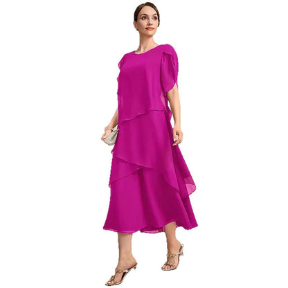 👗 60% RABATT! ✨ Volangklänning med Fjärilsärmar – Ledig Passform, Elegant Design & Perfekt För Varma Dagar 🌸