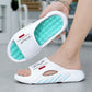 👟 60% RABATT! ☁️ Halkfria Molnslides med Tjock Sula för Herrar – Extra Bekväm, Stötdämpande & Perfekt För Inomhus & Utomhusbruk 🏠