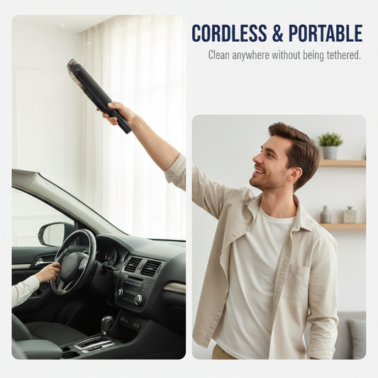🚗 50% RABATT! 🧹 Dammsugare för Bil & Hem – 13000PA Orkansugkraft, 4000mAh Lång Batteritid & Lätt 950g För Effektiv Djurhårsborttagning 🐾