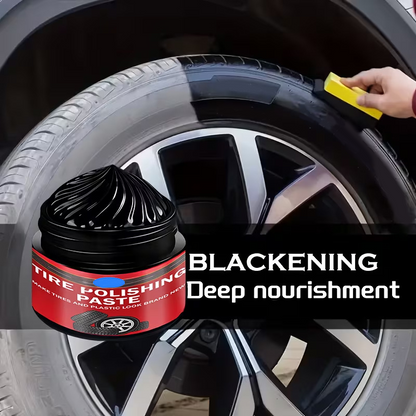 🚗 KÖP 2 FÅ 1 GRATIS! ✨ Bildäck & Plast Trim Förnyelse Paste – Återställer Glans, Förhindrar Sprickbildning & Enkel Applicering 🛞