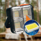 💡 KÖP 2 FÅ 1 GRATIS! ☀️ Bärbart Solljus med 4 Belysningslägen – Laddningsbart, Justerbart & Perfekt För Utomhusbruk & Nödsituationer 🏕️