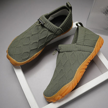 👟 60% RABATT! 🧶 Stickade Halkfria Andningsbara Sneakers – Lätt, Bekväm & Perfekt För Vardagsbruk 👣
