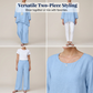 👚 50% RABATT! 💃 Ledig Löstsittande Tuniktopp & Byxset med Vida Ben – Bekväm Passform, Lätt Tyg & Perfekt För Varma Dagar 🌸