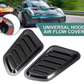 🚗 50% RABATT NU! 💨 Universal Bil Motorhuv Ventilationsdekoration – ABS Material, Enkel Klisterinstallation & Sportig Look För Individuell Styling 🔧