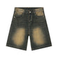 🩳 50% RABATT! 🔥 Vintage-jeansshorts för Herr – Relaxed Fit, Slitna Detaljer & Avslappnad Retrokänsla För En Cool Sommarlook ☀️