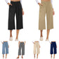 👖 50% RABATT! 👗 Kvinnors hög midja rökta breda ben byxor – Mjukt fallande tyg, retro silhuett & otroligt bekväma – perfekta för kontoret, vardag eller en ledig helg ✨