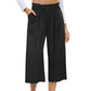 👖 50% RABATT! 👗 Kvinnors hög midja rökta breda ben byxor – Mjukt fallande tyg, retro silhuett & otroligt bekväma – perfekta för kontoret, vardag eller en ledig helg ✨