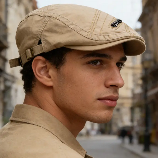 🧢 50% RABATT! 🍂 Klassische Flachmütze für Alle Jahreszeiten – Atmungsaktiv, Bequem & Perfekt Für Freizeit & Alltag ☀️