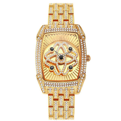 ⌚ 50% RABATT! 🔥 Strassprydd kvartsklocka för dam – Glittrande & elegant – Tidlös design, perfekt för vardag eller fest – lyxigt uttryck till ett bra pris ✨