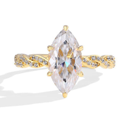💍 50% RABATT! ✨ Elegant Gnistrande Kubisk Zirkonia Ring – Tidlös Design, Högglans Finish & Perfekt För En Stjärnklar Look 🌟