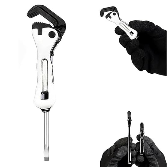 🔧 50% RABATT! 🔩 Multifunktionell Bärbar Mikro-Självjusterande Skiftnyckel – Kompakt Design, Greppar Alla Muttrar & Perfekt För Små Reparationer Hemma 🛠️