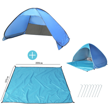 🏖️ 50% RABATT! ⛺ Snabbresande Strandtält med UV-skydd – Lätt, Kompakt & Perfekt För Familjeutflykter & Soliga Dagar Vid Havet ☀️