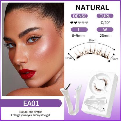 👁️ 50% RABATT! 💖 Återanvändbara Magnetiska Ögonfransar med Applikator – Enkel Applicering, Naturlig Look & Perfekt För Dramatisk Volym Utan Klister ✨