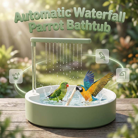 🐦 60% RABATT! 💧 Elektriskt Fågelbad med Dusch & Sittpinne – Cirkulerande Vatten, Lätt Rengjord & Perfekt För Att Locka Fåglar Till Trädgården 🌿