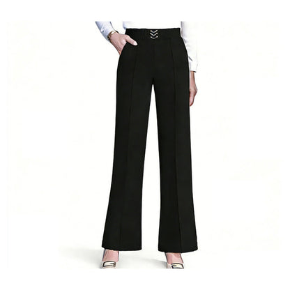 👖 50% RABATT! ✨ Dambyxor med Hög Midja & Vida Ben – Bekväm Passform, Elegant Design & Perfekt För En Stilren Look 🌸