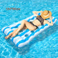 🏊 50% RABATT! 🛟 Tjockt PVC Uppblåsbar Flytmatta – Extra Slitstark, Halkfri Yta & Perfekt För Avkoppling På Vattnet I Poolen Eller Sjön 🌊