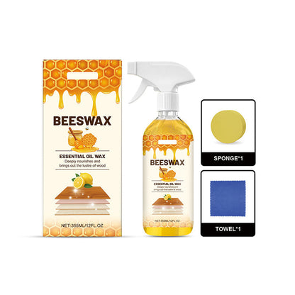 🧴 50% RABATT! ✨ Allt-i-ett Bivaxspray för Trä – Rengör, Vårdar & Polerar, Återställer Glans & Skyddar Mot Fukt 🪑