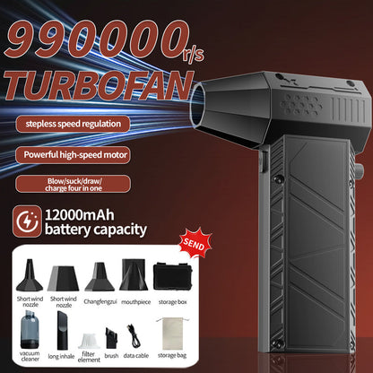 💨 50% RABATT! 🔧 Sladdlös Elektrisk Luftdammsugare – Stark Sugkraft, Uppladdningsbar & Perfekt För Tangentbord, Bilar & Trånga Utrymmen 🚗