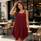 👗 50% RABATT NU! 🌿 Ärmlös damklänning med asymmetrisk fåll – Flödande & lätt – Perfekt för sommar, strand eller en ledig dag – feminin och modern design ✨