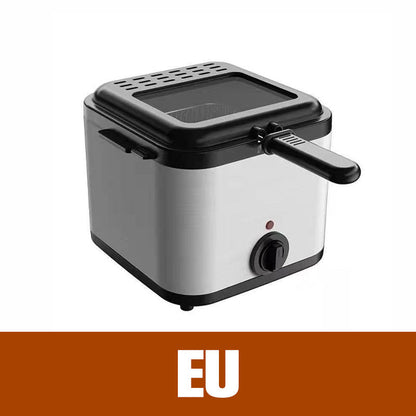 🍟 50% RABATT! ⚡ Elektrisk Fritös med Korg – 2,5L, 1000W, Justerbar Temperatur & Automatisk Avstängning För Perfekta, Knapriga Resultat 🍗
