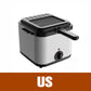 🍟 50% RABATT! ⚡ Elektrisk Fritös med Korg – 2,5L, 1000W, Justerbar Temperatur & Automatisk Avstängning För Perfekta, Knapriga Resultat 🍗