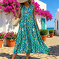 👗 50% RABATT! 🎨 Ärmlös Midiklänning med Lager-på-Lager-Design & Abstrakt Mönster för Dam – Elegant Silhuett, Lätt Tyg & Perfekt För En Konstnärlig Och Ledig Look 🌸