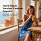 👗 50% RABATT! 🌸 Romantisk spagettibandsklänning – Knytning fram & smockad bodice – Flödande volanger, perfekt för brunch, dejt eller strandsemester 🏖️✨