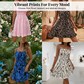 👗 50% RABATT! 🌸 Romantisk spagettibandsklänning – Knytning fram & smockad bodice – Flödande volanger, perfekt för brunch, dejt eller strandsemester 🏖️✨