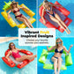 🏖️ 50% RABATT! 🍉 Frukttemad Uppblåsbar Poolhängmatta – Färgglad Design, Bekväm & Stabil, Perfekt För Avkoppling På Vattnet I Sommar 🌊
