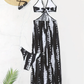 👙 50% RABATT! ✨ Randig tvådelad baddräkt – Knythalter, ringdetalj & hög sträckbarhet – Perfekt för bad, sol eller strand – sval, bekväm och i sommarens snyggaste design 🌊