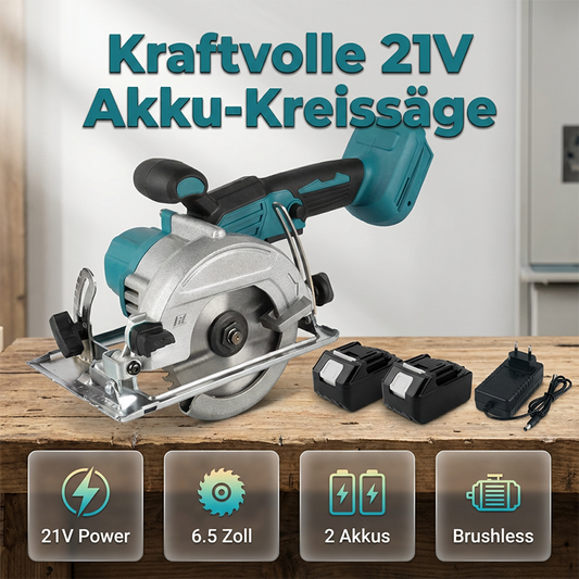 ⚡ 50% RABATT! 🛠️ Hög hastighet sladdlös cirkelsåg med borstlös motor – Kraftfull, sladdlös & precis – Perfekt för snickeri, träbearbetning eller byggprojekt – ren skärning utan krångel 🔪