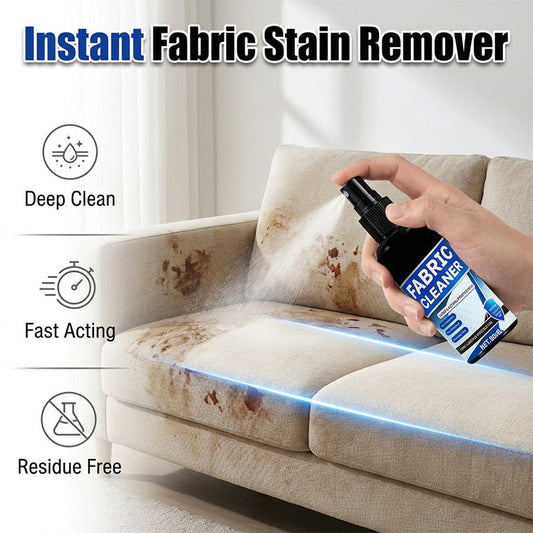 🧴 KÖP 2, FÅ 1 GRATIS! 🧺 Fläckborttagningsspray för tyg med handduk – Fläckborttagning, färgsäker & utan sköljning – perfekt för kläder, soffor & mattor ✨