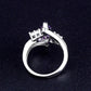 💍 50% RABATT! 💜 Asymmetrisk ring med marquise-slipad lila zirkon – Elegant, glittrande & perfekt som blickfång – modern design för dagligt bruk eller fest ✨