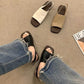 👡 50% RABATT! 🔥 Retro-sandaler med fyrkantig tå & hälrem för damer – 2026 nyhet – Bekväma, stabila & perfekta för sommar, bröllop eller vintage-inspirerade looks ✨