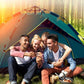 🏕️ 50% RABATT! ⛺ Automatiskt snabbuppfällbart regnbeständigt campingtält – Pop-up design, vattentätt & UV-skydd – rymmer 2-3 personer – perfekt för strand, festival eller skogsäventyr 🌧️