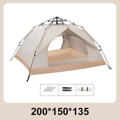🏕️ 50% RABATT! ⛺ Automatiskt snabbuppfällbart regnbeständigt campingtält – Pop-up design, vattentätt & UV-skydd – rymmer 2-3 personer – perfekt för strand, festival eller skogsäventyr 🌧️