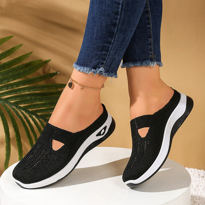 🥿 50% RABATT! ✨ Damernas mesh slip-on skor – Andningsbara, stötdämpande & halkfria – Perfekta för vardagspromenader, resor eller avslappnade dagar – lätta och bekväma 🌬️