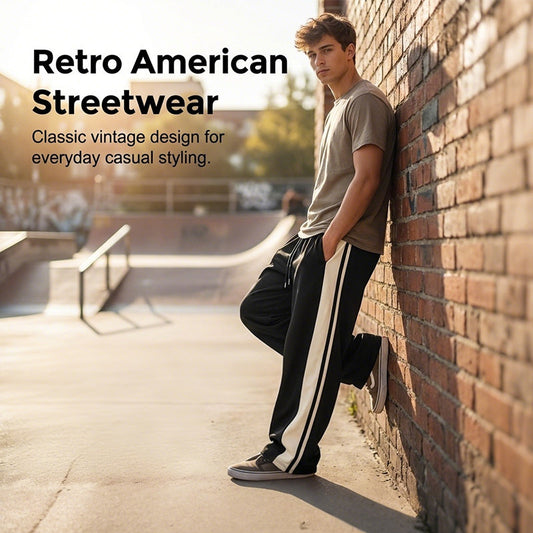 👖 50% RABATT! 🏃‍♂️ Herr lösa träningsbyxor – Justerbar & andningsbar – Mjukt material, stretchig midja & perfekta för gym, löpning eller hemmaträning – daglig träning essential 👟