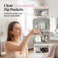 🧳 50% RABATT! ✨ Randig hängande resväska för toalettartiklar – 4 fack & vattenresistent – Vikbar design – perfekt för resor, gym eller vardagspendling 🛅✨