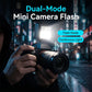 📸 50% RABATT! ⏰ Fickformat uppladdningsbar kamerablixtenhet – Kompakt & kraftfull – Justerbar ljusstyrka, perfekt för smartphone- eller DSLR-fotografering i svagt ljus 🔋