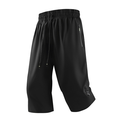 🩳 50% RABATT! ✨ 3/4-joggingbyxor för herrar – Snabbtorkande & lätta – Elastisk midja & dragkedjefickor – perfekt för sport, resor eller varma dagar 🏃‍♂️