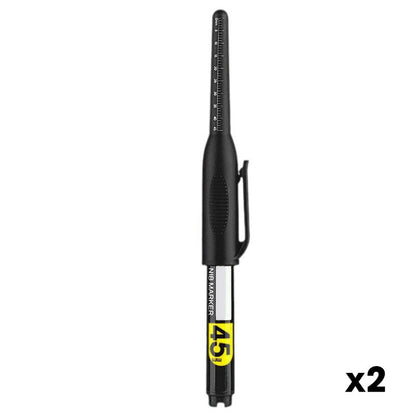✍️ KÖP 1, FÅ 1 GRATIS! 📏 Dyp hål markeringspenna – 45mm lång spets, vattentät & snabbtorkande – Når trånga ställen, inbyggd linjal & lommeklemme – perfekt för hantverkare eller byggprojekt 🔧