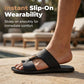 👡 50% RABATT! 🏆 Casual platt sula slip-in sandaler – Lätta & bekväma – Perfekt för sommaren, stranden eller lata dagar – enkla att glida i och svala att ha på sig ☀️